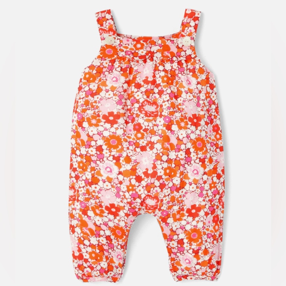 Jacadi 6M overalls + longsleeve onesie NWT